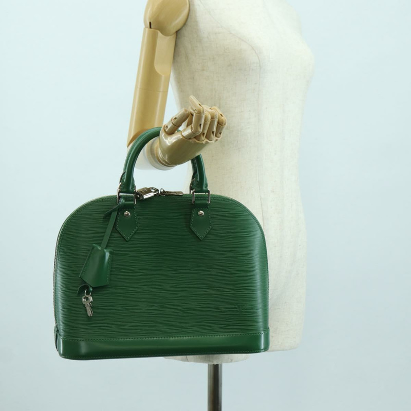 【日本直送】路易威登 Epi Alma PM 手提包 綠色斗篷 M40618 LV 正品 YKZ1315V-21
