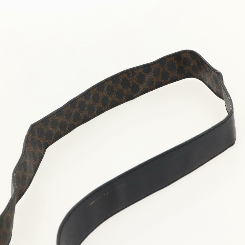 【日本直送】CELINE Macadam帆布肩背包 PVC皮革 黑色金色 正品 YKZ1522A-7