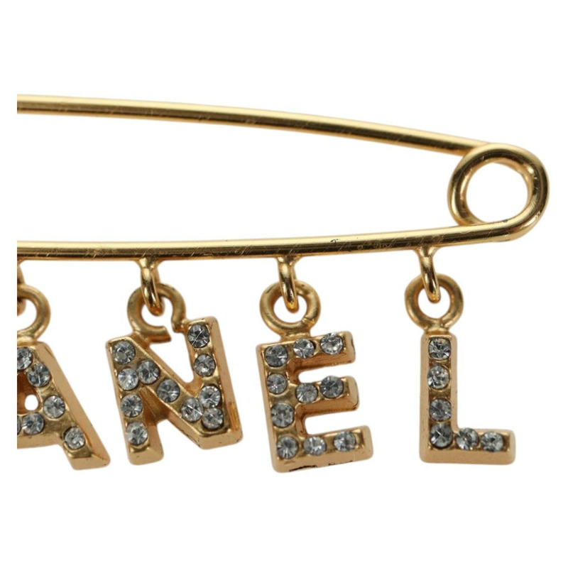 【日本直送】香奈兒 COCO 標誌胸針，金屬金 CC 標誌，正品 YKZ1425V-4