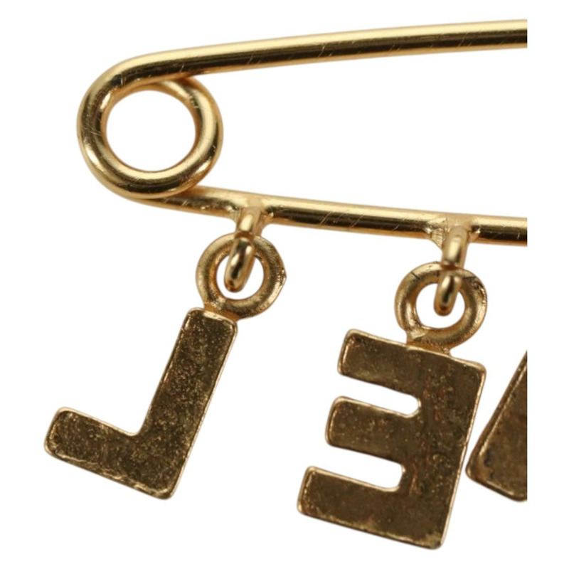 【日本直送】香奈兒 COCO 標誌胸針，金屬金 CC 標誌，正品 YKZ1425V-6