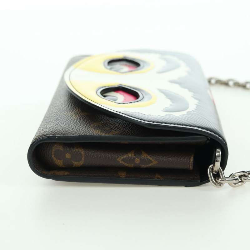 【日本直送】路易威登 Monogram Pochette Kabuki Mask 單肩包 M43532 LV Auth YKZ1321M-3