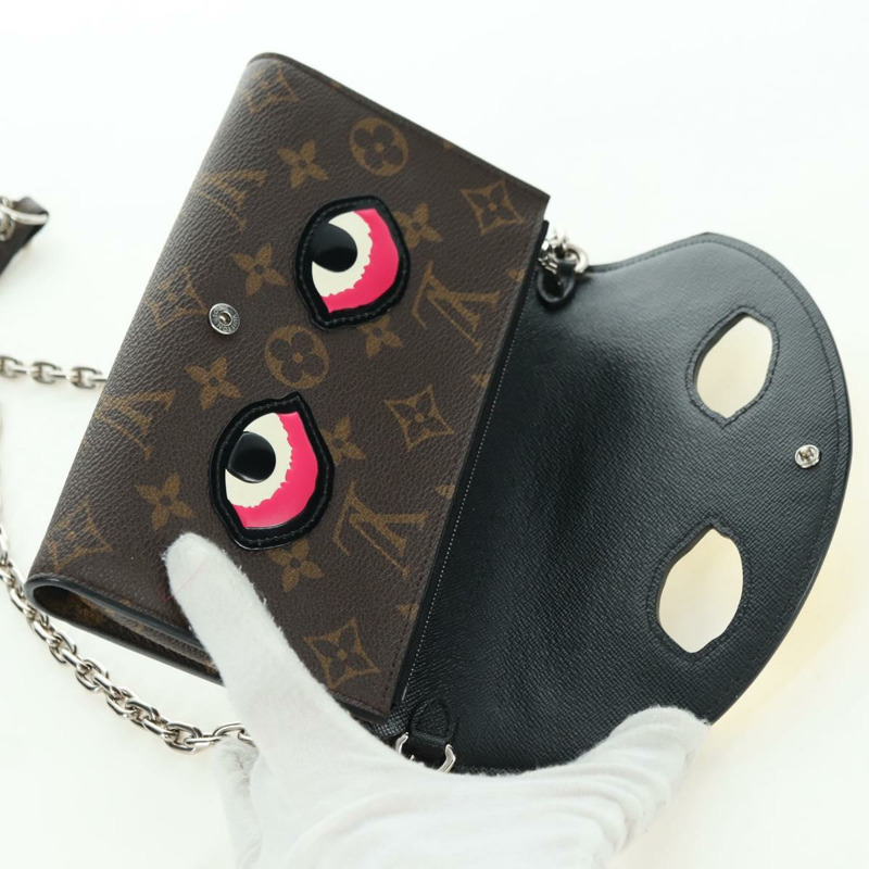【日本直送】路易威登 Monogram Pochette Kabuki Mask 單肩包 M43532 LV Auth YKZ1321M-9