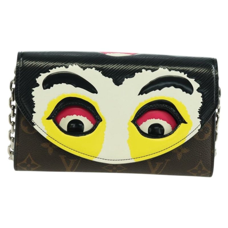 【日本直送】路易威登 Monogram Pochette Kabuki Mask 單肩包 M43532 LV Auth YKZ1321M-12