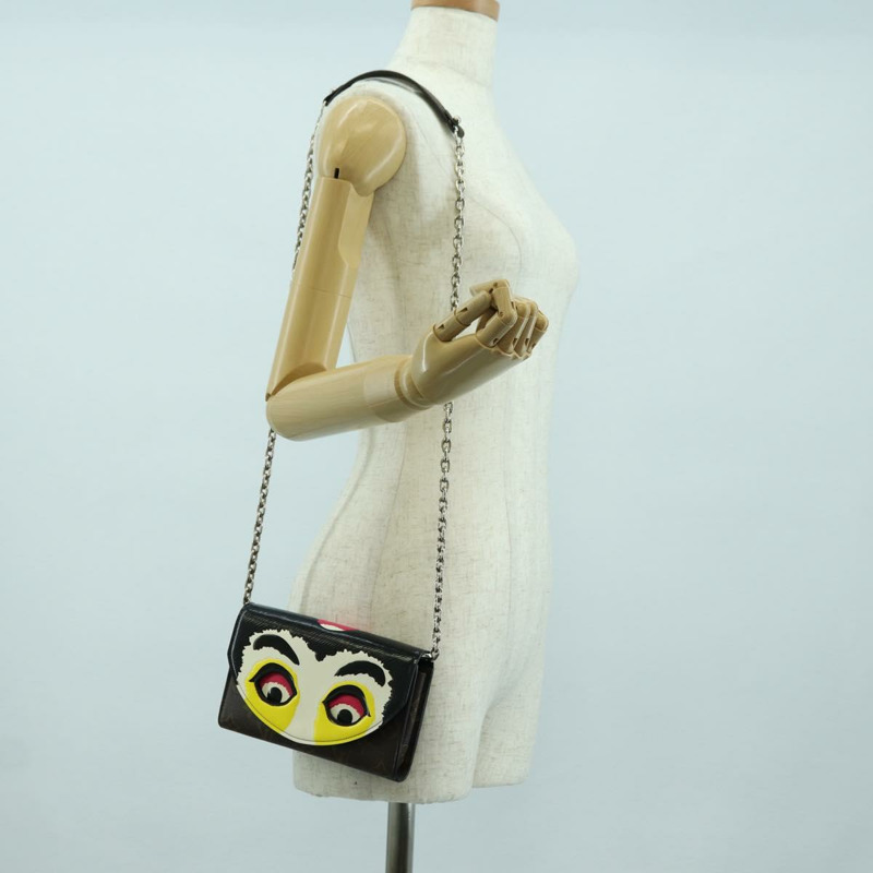 【日本直送】路易威登 Monogram Pochette Kabuki Mask 單肩包 M43532 LV Auth YKZ1321M-24