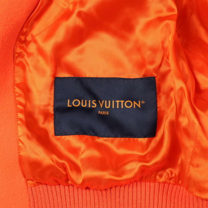 路易威登 (LOUIS VUITTON) 迷你學院風短夾克 #46 RM231 MJY HOL71E 羊毛皮革 二手-2