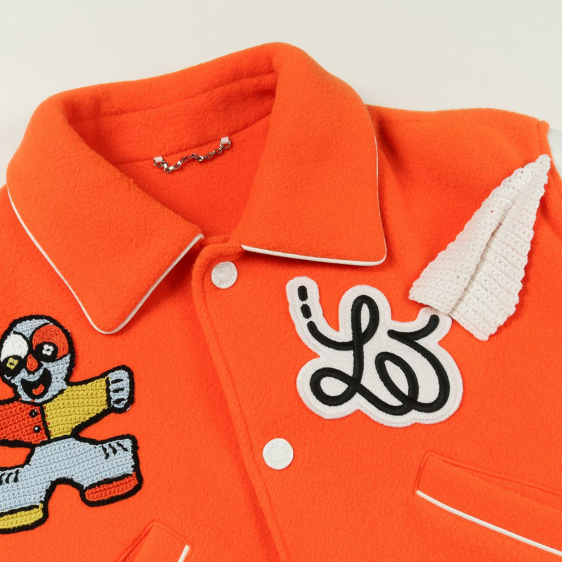 路易威登 (LOUIS VUITTON) 迷你學院風短夾克 #46 RM231 MJY HOL71E 羊毛皮革 二手-7