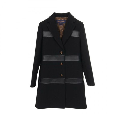 路易威登 其他款式 羊毛皮黑色二手女外套