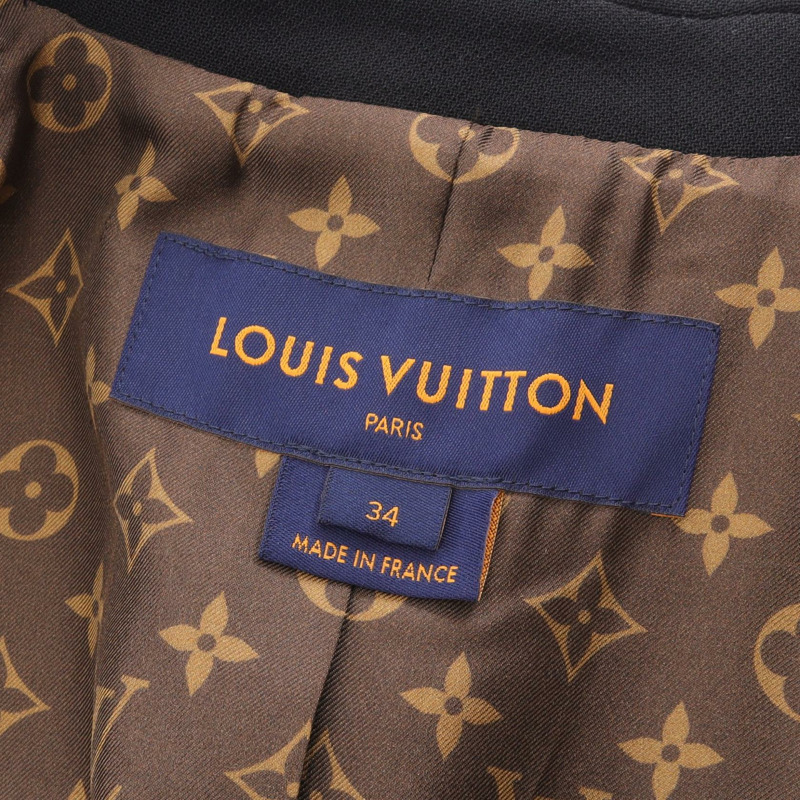 路易威登 其他款式 羊毛皮黑色二手女外套-2