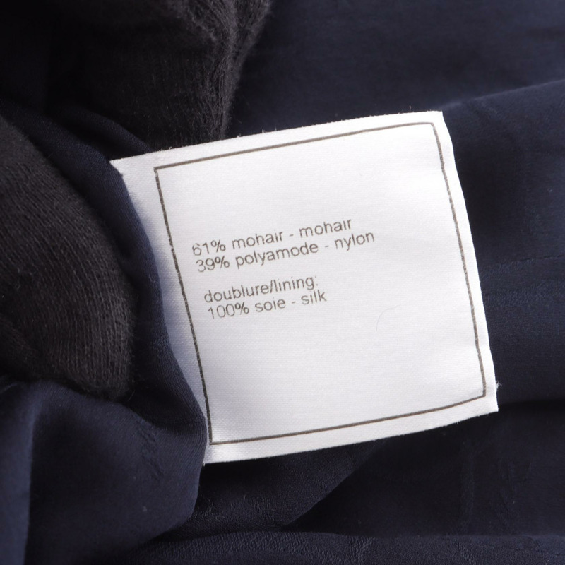 香奈兒 COCO 標誌紐扣 其他外套 P33858V24256 尼龍 Moheya 海軍藍 二手 女-3