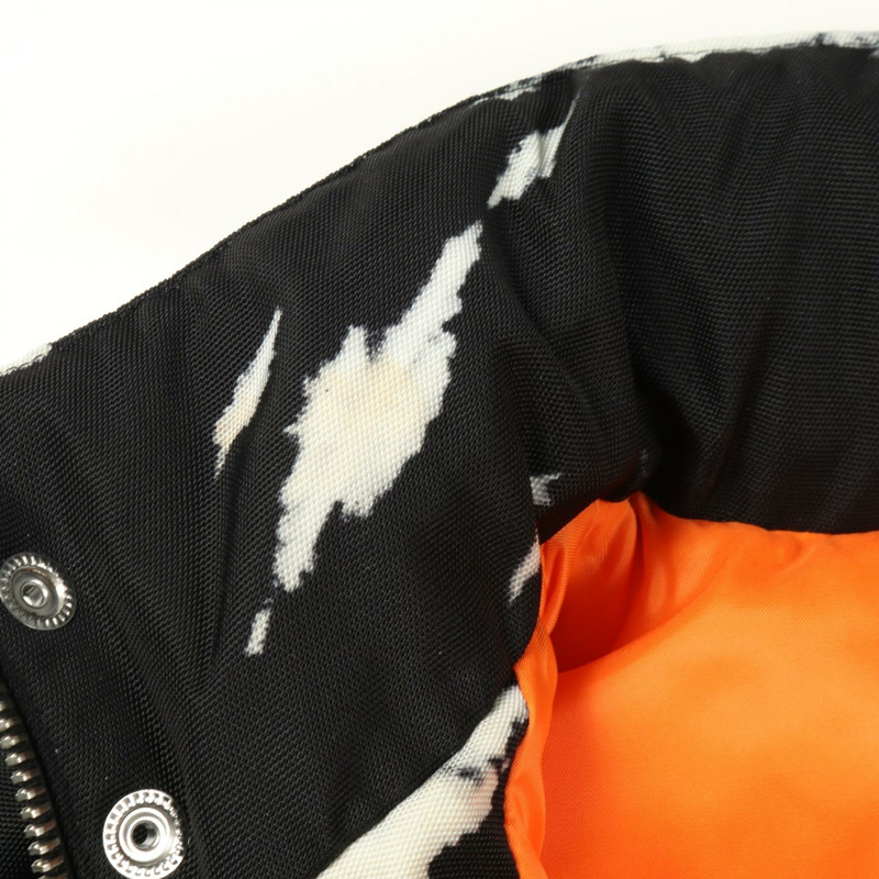 CELINE 紮染短版夾克 其他外套 尼龍 黑色 白色 二手 男士-5