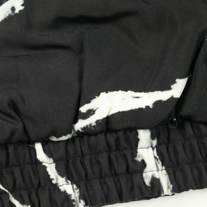 CELINE 紮染短版夾克 其他外套 尼龍 黑色 白色 二手 男士-6