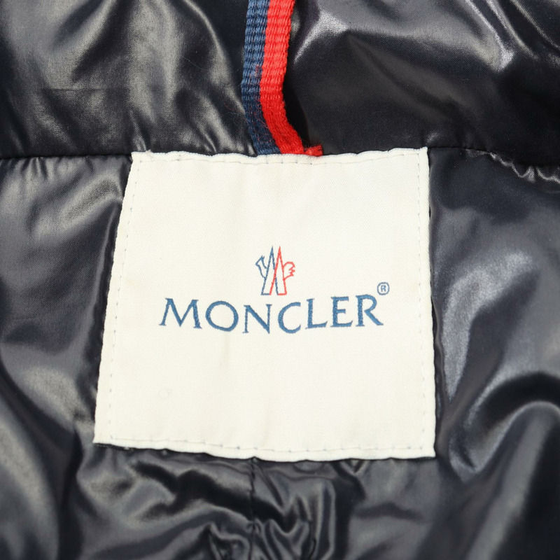 MONCLER BERRIAT 羽絨衣外套 40304 尼龍海軍藍 二手 男款 I 碼-2
