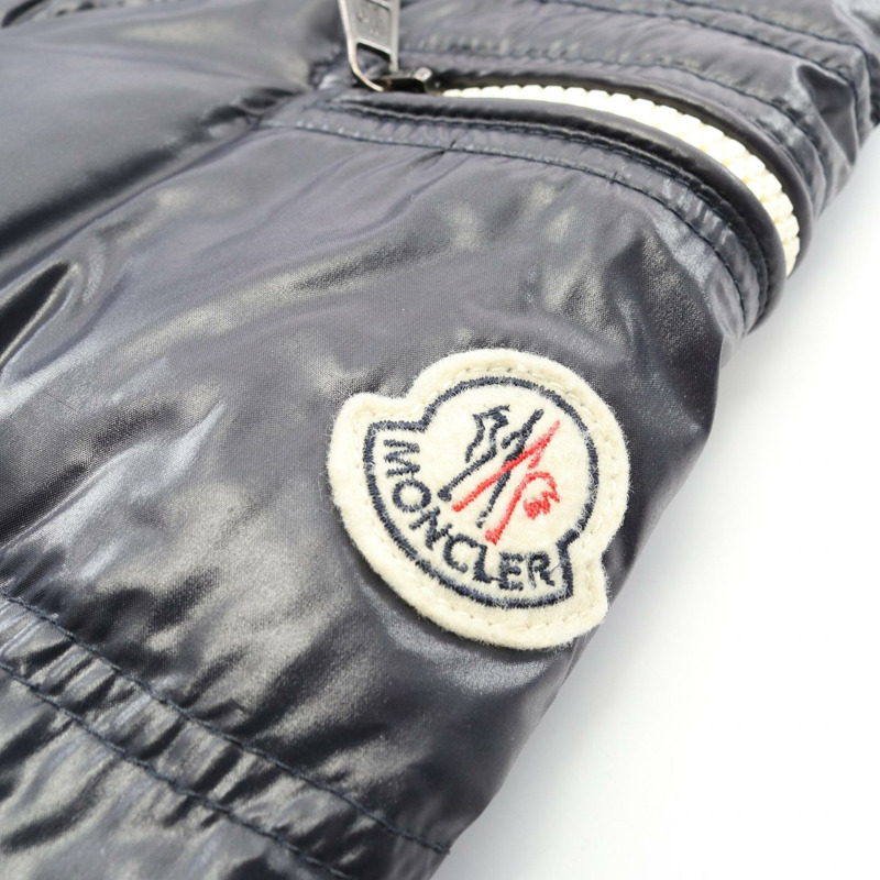 MONCLER BERRIAT 羽絨衣外套 40304 尼龍海軍藍 二手 男款 I 碼-4