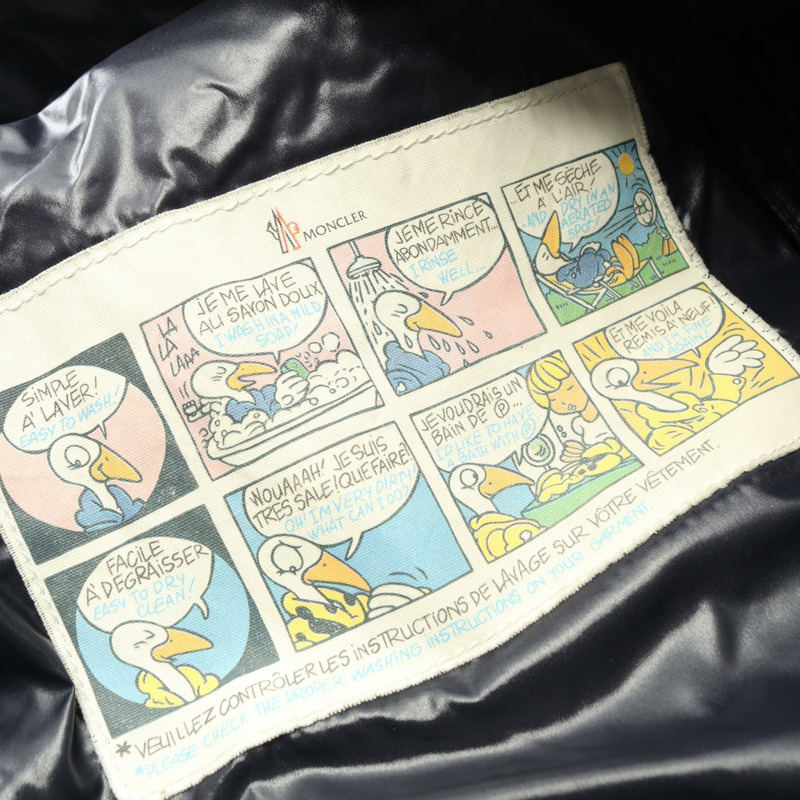 MONCLER BERRIAT 羽絨衣外套 40304 尼龍海軍藍 二手 男款 I 碼-8