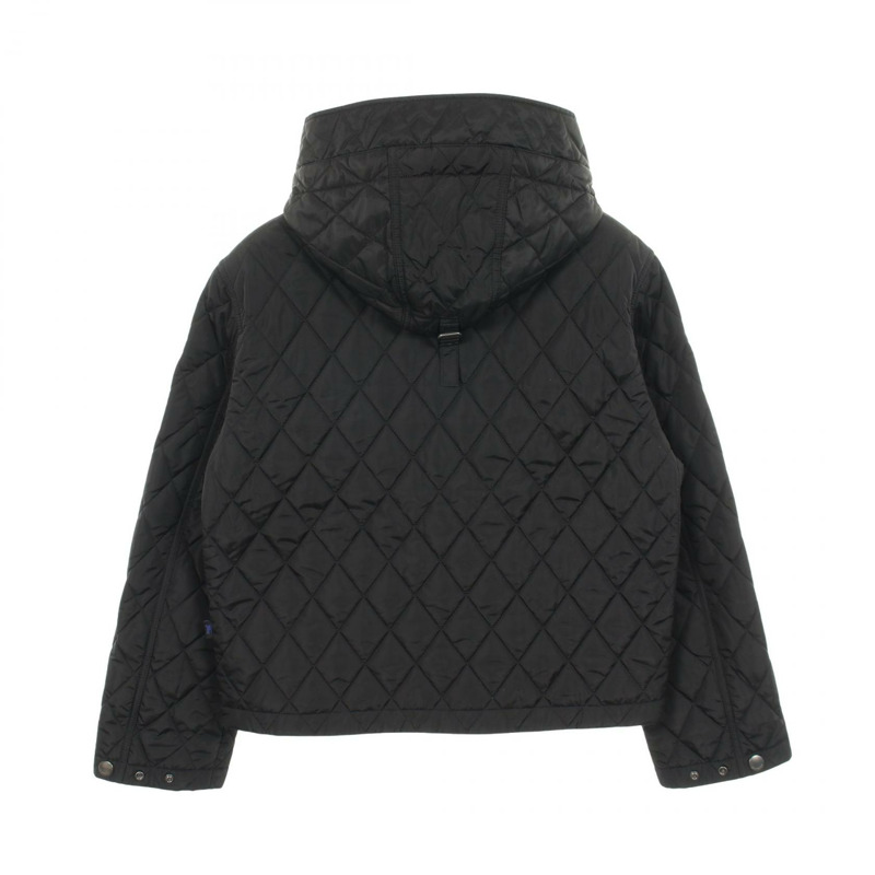 BURBERRY Nova格紋襯裡，連帽外套，其他款式，尼龍材質，黑色，二手女款-1