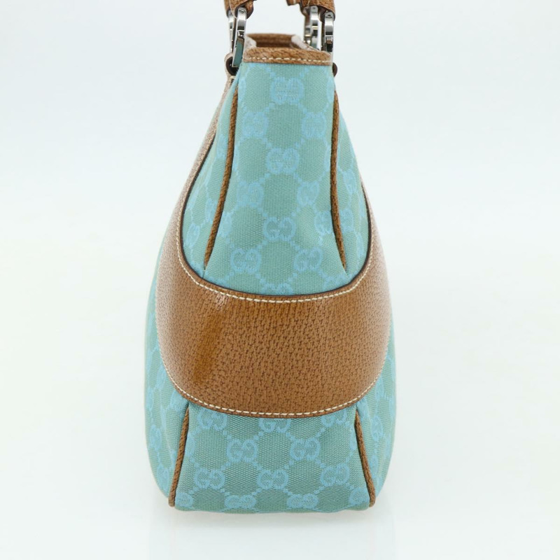 【日本直送】GUCCI GG帆布手提包 藍色銀色 113011 正品 YKZ1546A-3