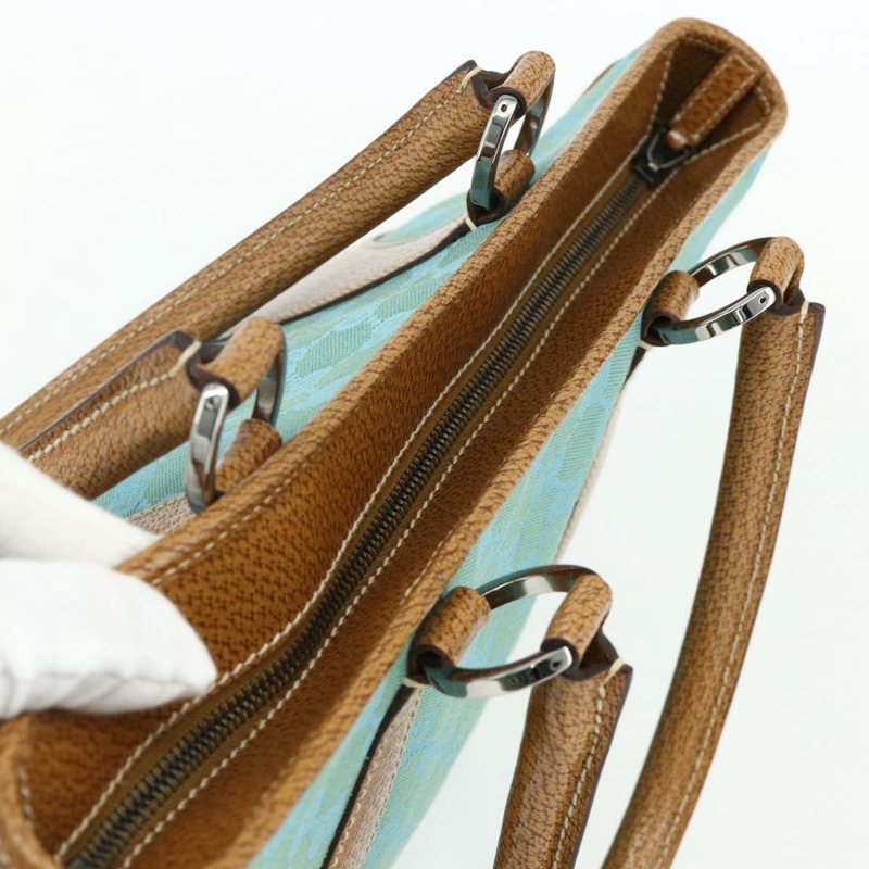 【日本直送】GUCCI GG帆布手提包 藍色銀色 113011 正品 YKZ1546A-5