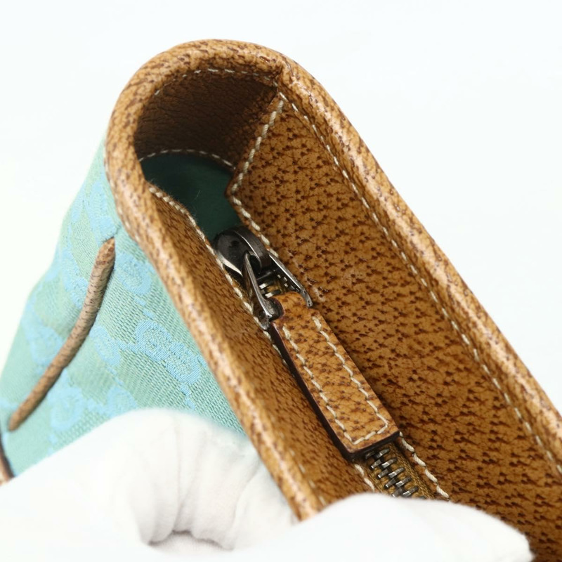 【日本直送】GUCCI GG帆布手提包 藍色銀色 113011 正品 YKZ1546A-8