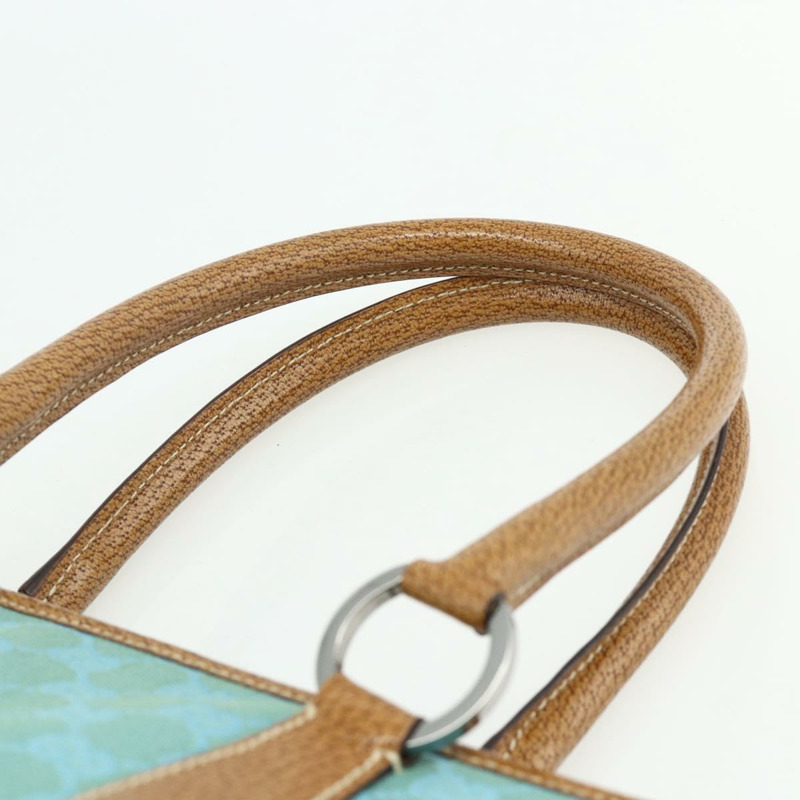 【日本直送】GUCCI GG帆布手提包 藍色銀色 113011 正品 YKZ1546A-13