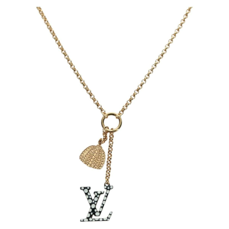 【日本直送】路易威登草間彌生聯名款 LV 經典無限圓點項鍊 M01079 正品 YKZ1402M-0