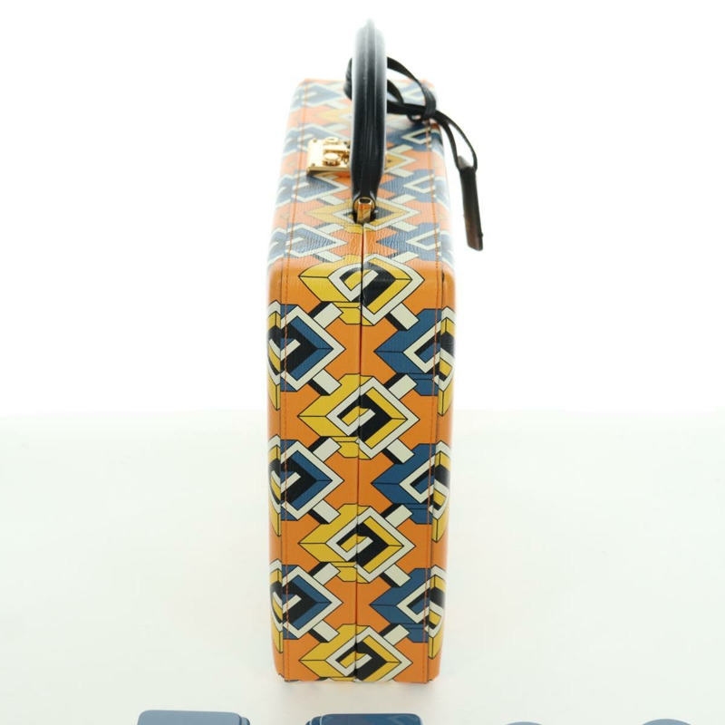 【日本直送】GUCCI 幾何 G 撲克套裝手提包 皮革 黃金色 662474 正品 YKZ1541SAM-4