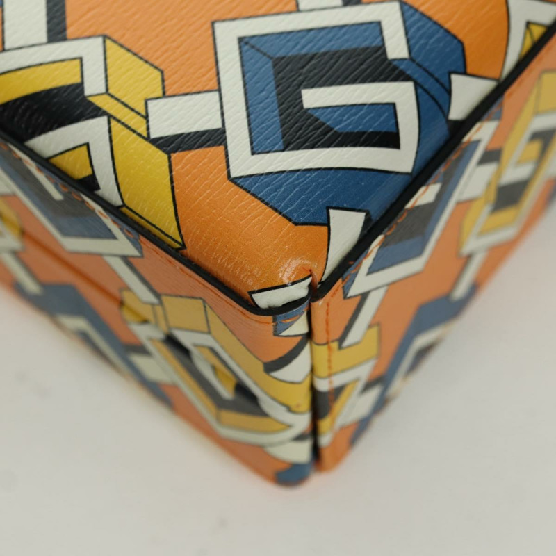 【日本直送】GUCCI 幾何 G 撲克套裝手提包 皮革 黃金色 662474 正品 YKZ1541SAM-9