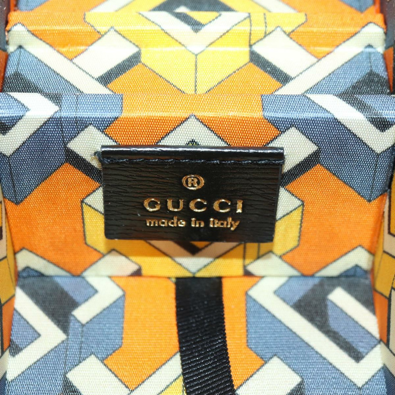 【日本直送】GUCCI 幾何 G 撲克套裝手提包 皮革 黃金色 662474 正品 YKZ1541SAM-17
