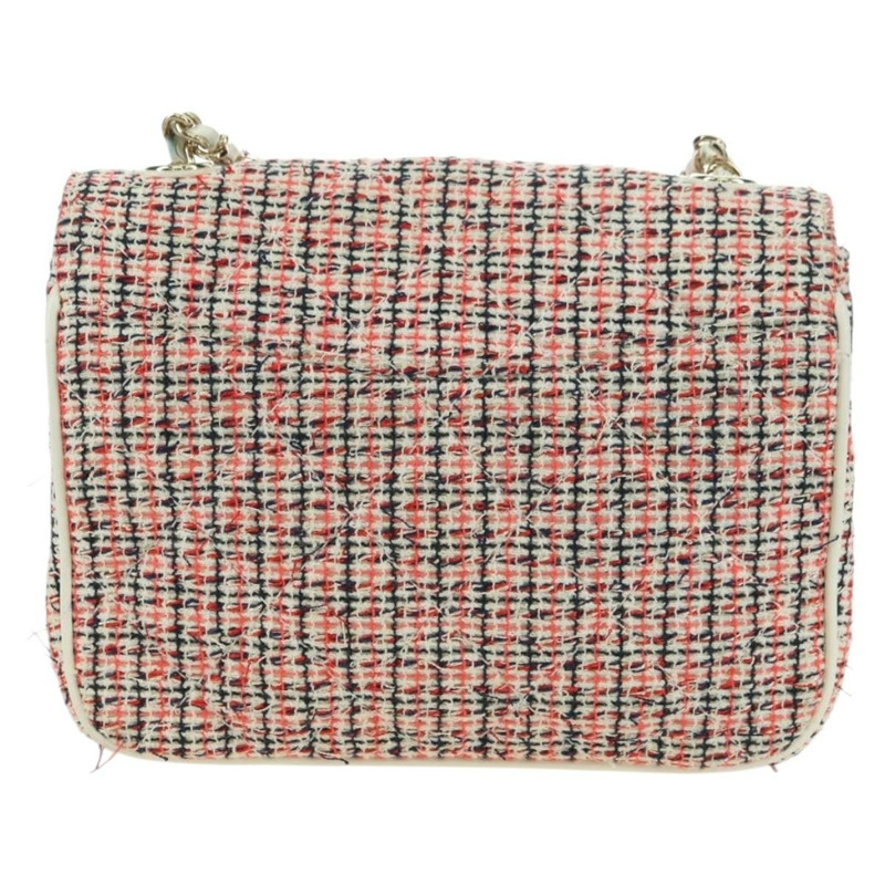 【日本直送】香奈兒 (CHANEL) Matelasse 鏈條肩背包，斜紋軟呢多色，金色雙C標誌，貨號 175638M-1