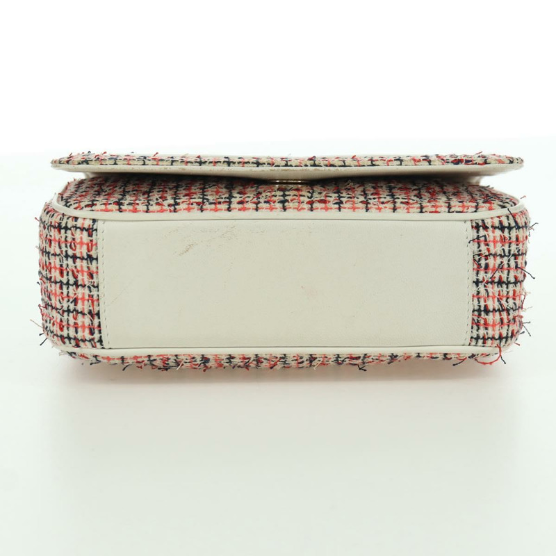 【日本直送】香奈兒 (CHANEL) Matelasse 鏈條肩背包，斜紋軟呢多色，金色雙C標誌，貨號 175638M-4