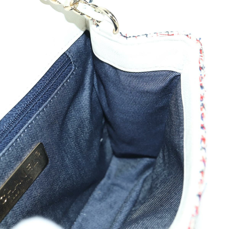 【日本直送】香奈兒 (CHANEL) Matelasse 鏈條肩背包，斜紋軟呢多色，金色雙C標誌，貨號 175638M-24