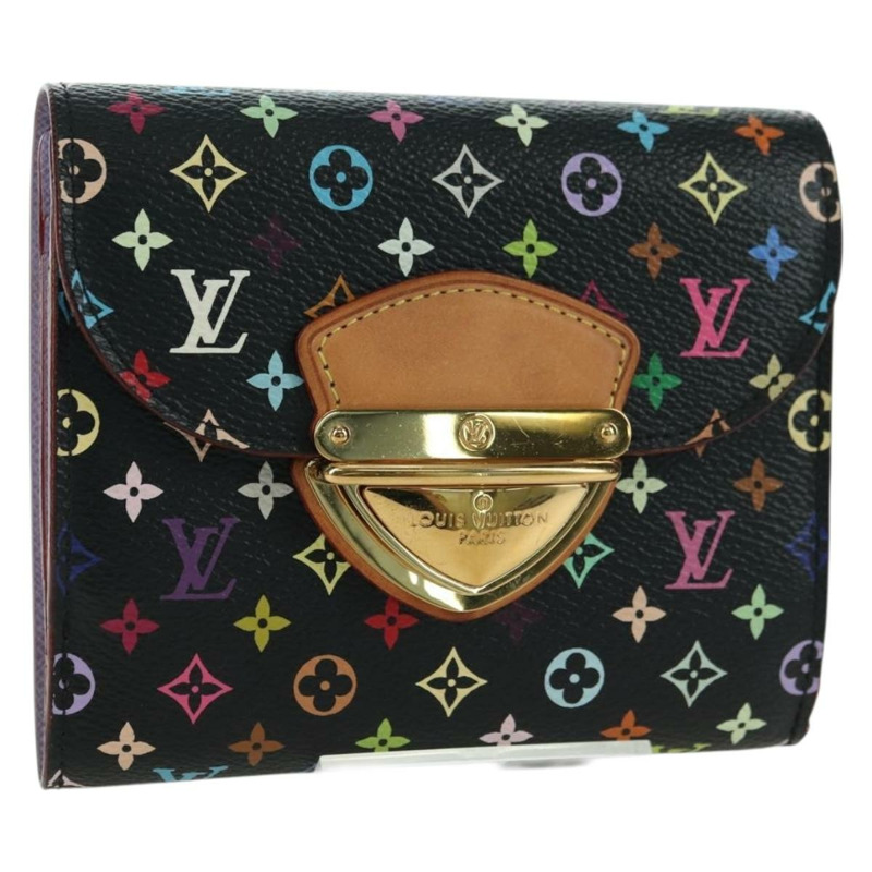 【日本直送】路易威登 (LOUIS VUITTON) 多色 Portefeuille Joy 皮夾 黑色 M60282 LV 正品 175664SAV-0