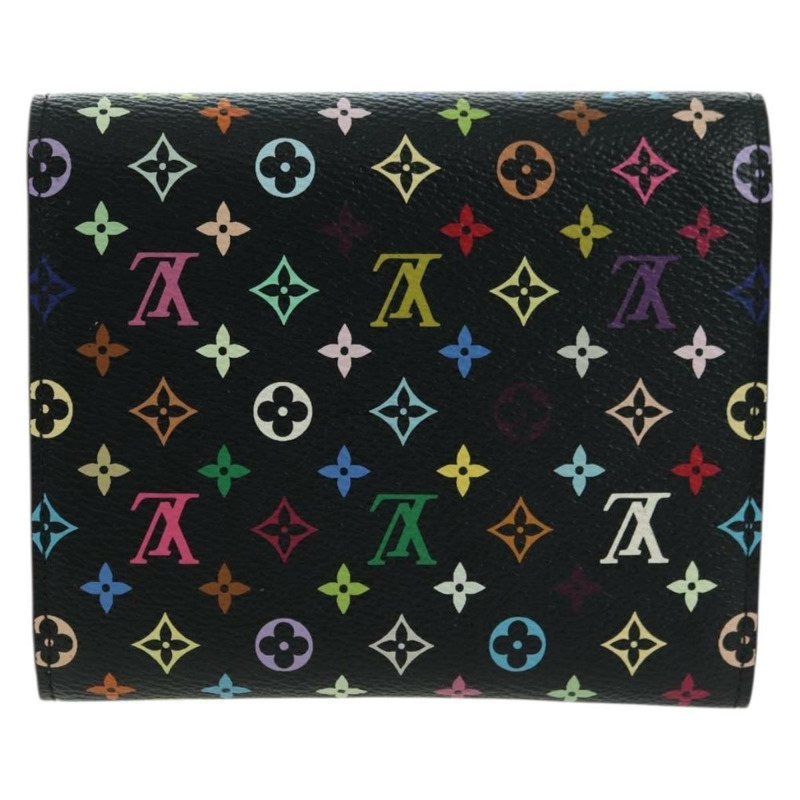 【日本直送】路易威登 (LOUIS VUITTON) 多色 Portefeuille Joy 皮夾 黑色 M60282 LV 正品 175664SAV-1