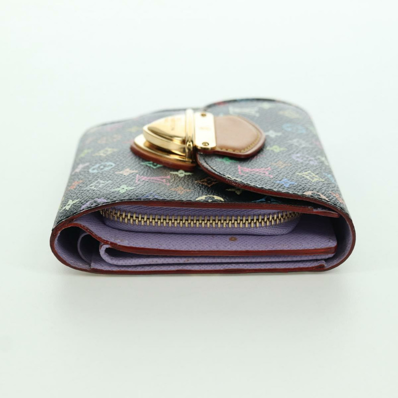 【日本直送】路易威登 (LOUIS VUITTON) 多色 Portefeuille Joy 皮夾 黑色 M60282 LV 正品 175664SAV-3