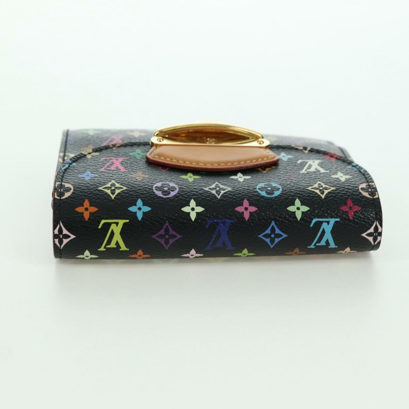 【日本直送】路易威登 (LOUIS VUITTON) 多色 Portefeuille Joy 皮夾 黑色 M60282 LV 正品 175664SAV-5