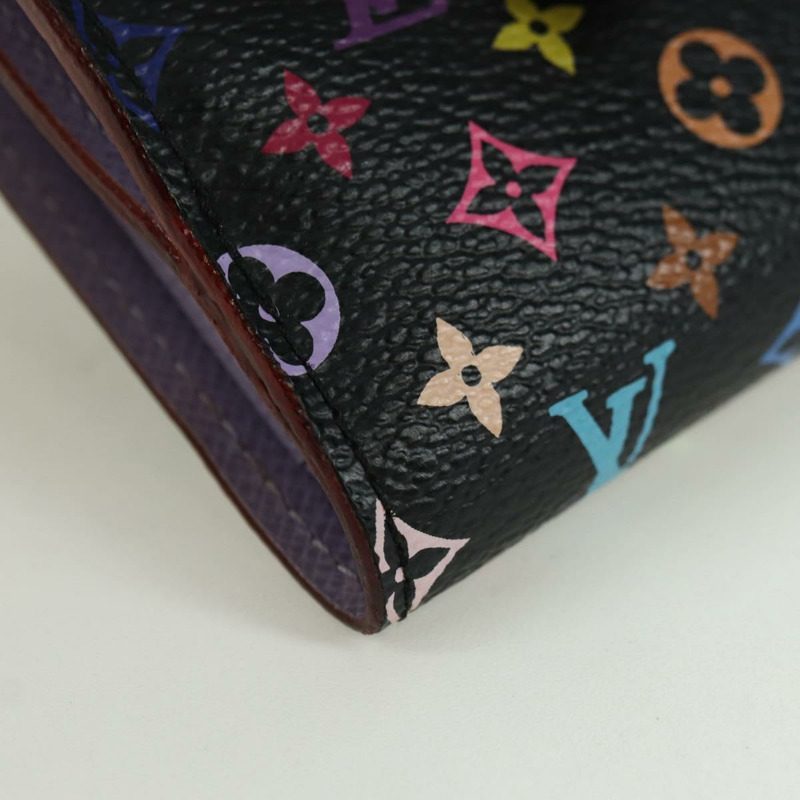 【日本直送】路易威登 (LOUIS VUITTON) 多色 Portefeuille Joy 皮夾 黑色 M60282 LV 正品 175664SAV-13