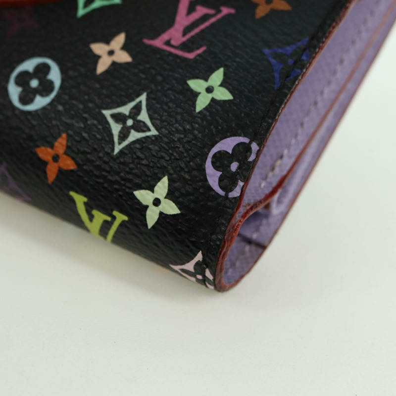 【日本直送】路易威登 (LOUIS VUITTON) 多色 Portefeuille Joy 皮夾 黑色 M60282 LV 正品 175664SAV-14