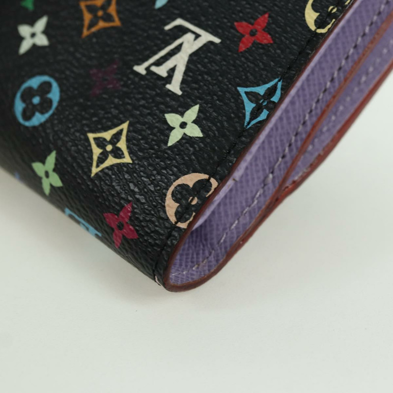 【日本直送】路易威登 (LOUIS VUITTON) 多色 Portefeuille Joy 皮夾 黑色 M60282 LV 正品 175664SAV-16
