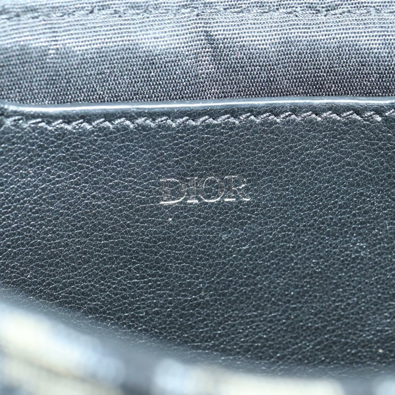 【日本直送】Christian Dior Trotter帆布Dior Lock肩背包，海軍藍/銀色，正品，貨號175822M-19