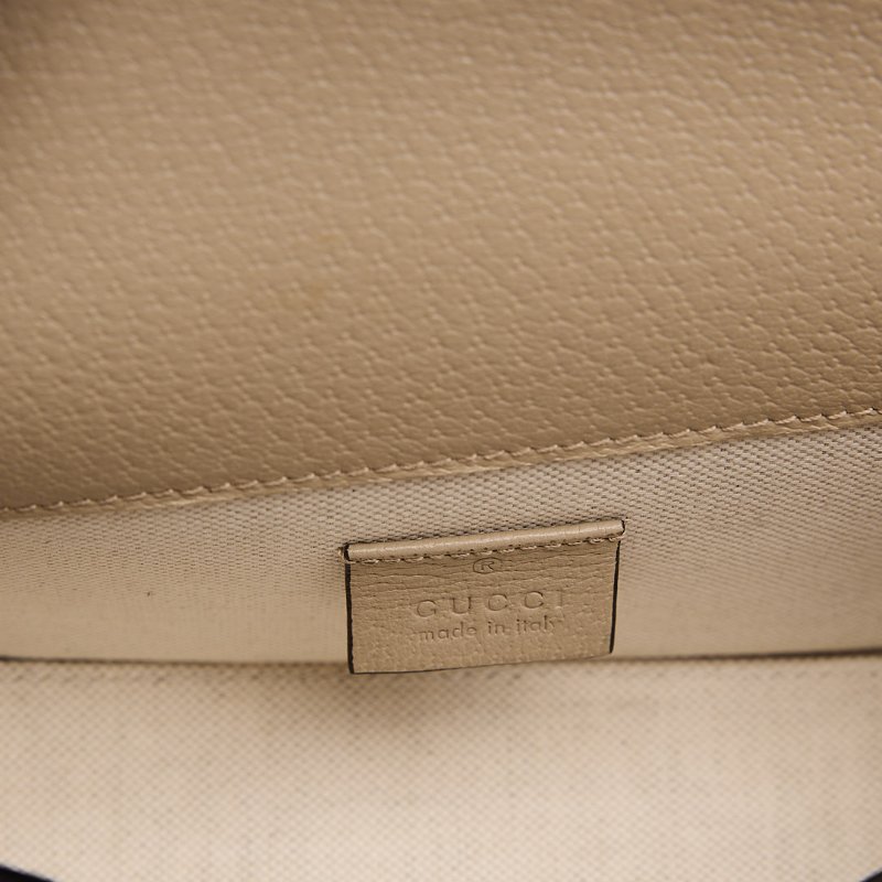 二手Gucci 1955橫版手機包/燕麥色-14