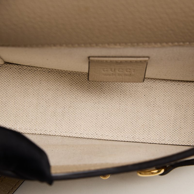 二手Gucci 1955橫版手機包/燕麥色-15
