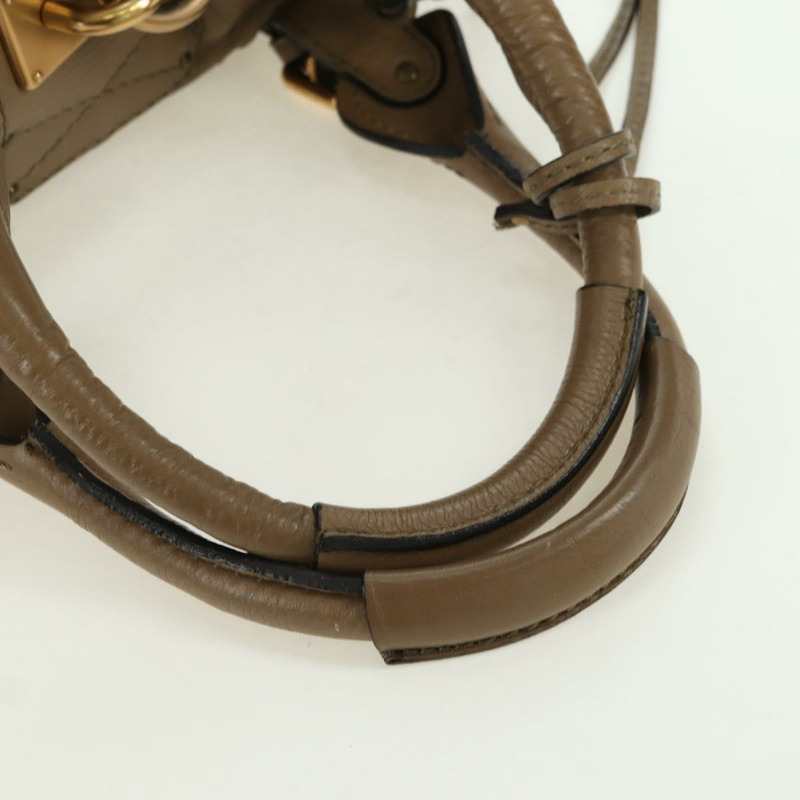 【日本直送】Chloe Paddington 單肩包 皮革 米色 銀色 金色 正品 am11353V-7