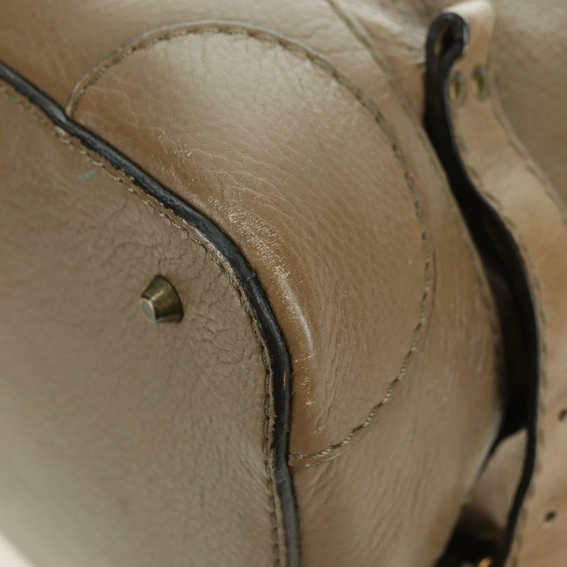 【日本直送】Chloe Paddington 單肩包 皮革 米色 銀色 金色 正品 am11353V-14