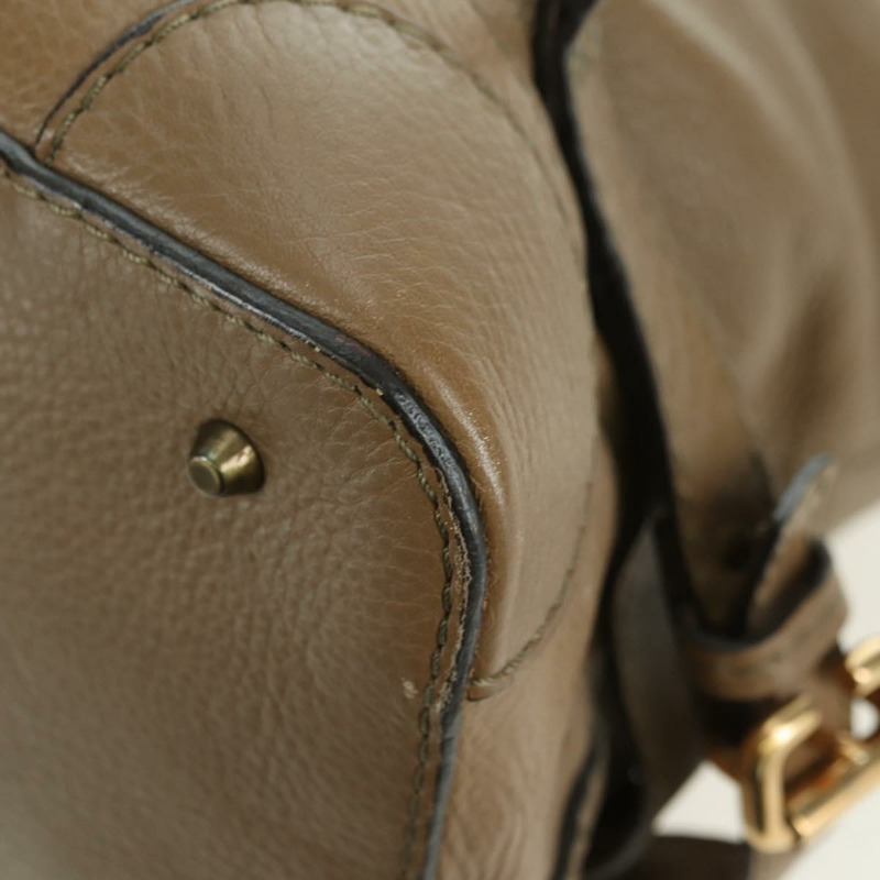 【日本直送】Chloe Paddington 單肩包 皮革 米色 銀色 金色 正品 am11353V-16