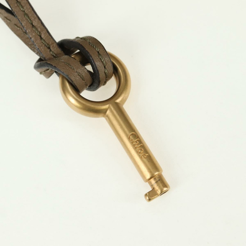 【日本直送】Chloe Paddington 單肩包 皮革 米色 銀色 金色 正品 am11353V-17