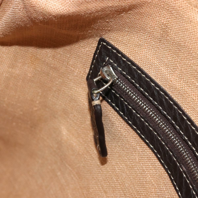 【日本直送】FENDI Zucca帆布Celeria單肩包 黑色棕色 正品 am11350A-21