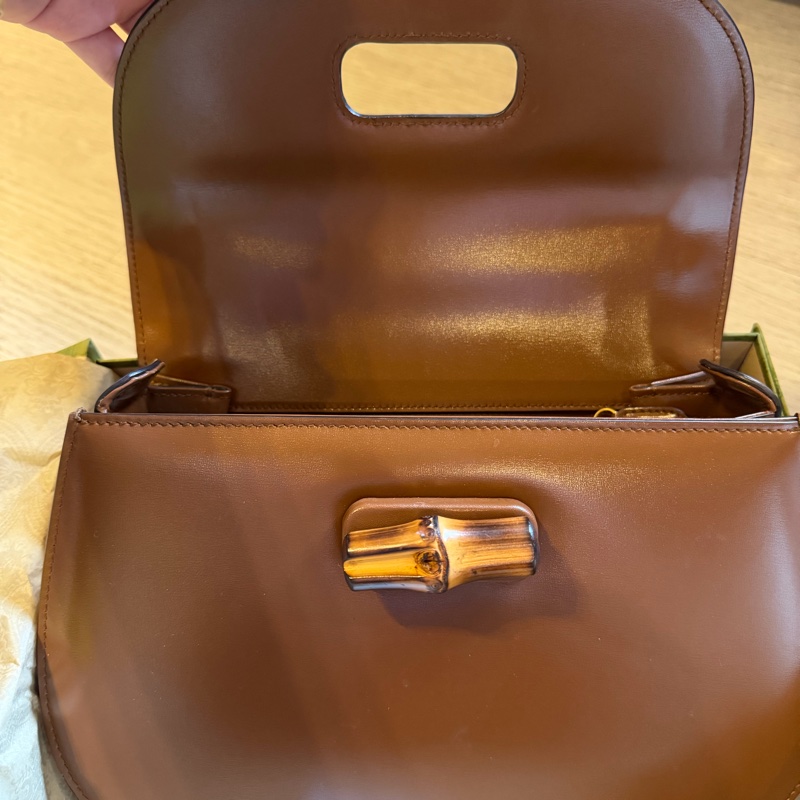 古馳Gucci 竹節手提肩背2用包-2