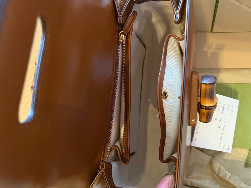 古馳Gucci 竹節手提肩背2用包-3