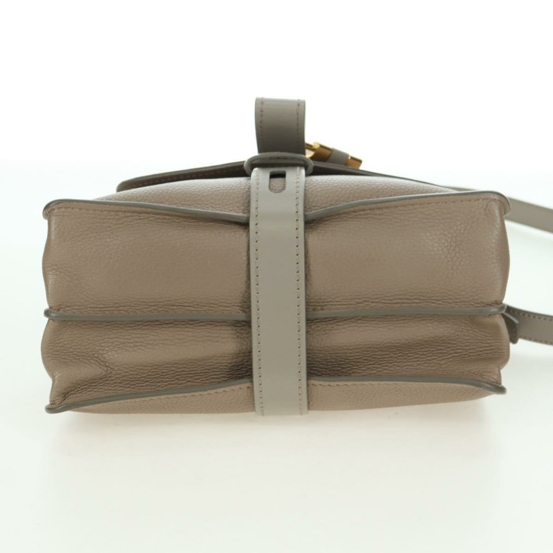 【日本直送】Chloe Abbey 手提包 皮革 兩用 米色 金 銀色 正品 yk20329A-4