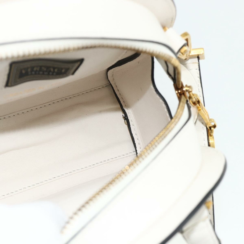 【日本直送】范思哲 (VERSACE) 手提包 皮革 兩用 白色 金色 正品 yk20316A-20