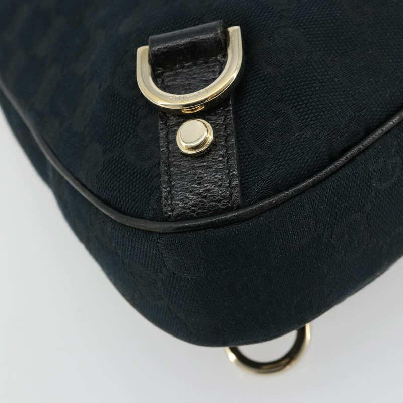 【日本直送】GUCCI Abbey GG帆布單肩包 黑色 金色 130738 正品 yk20293SAV-16
